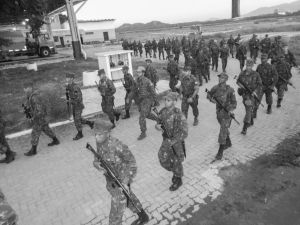 Marcha Operacional dos Soldados Recrutas 8 Km - 24 MAR 17